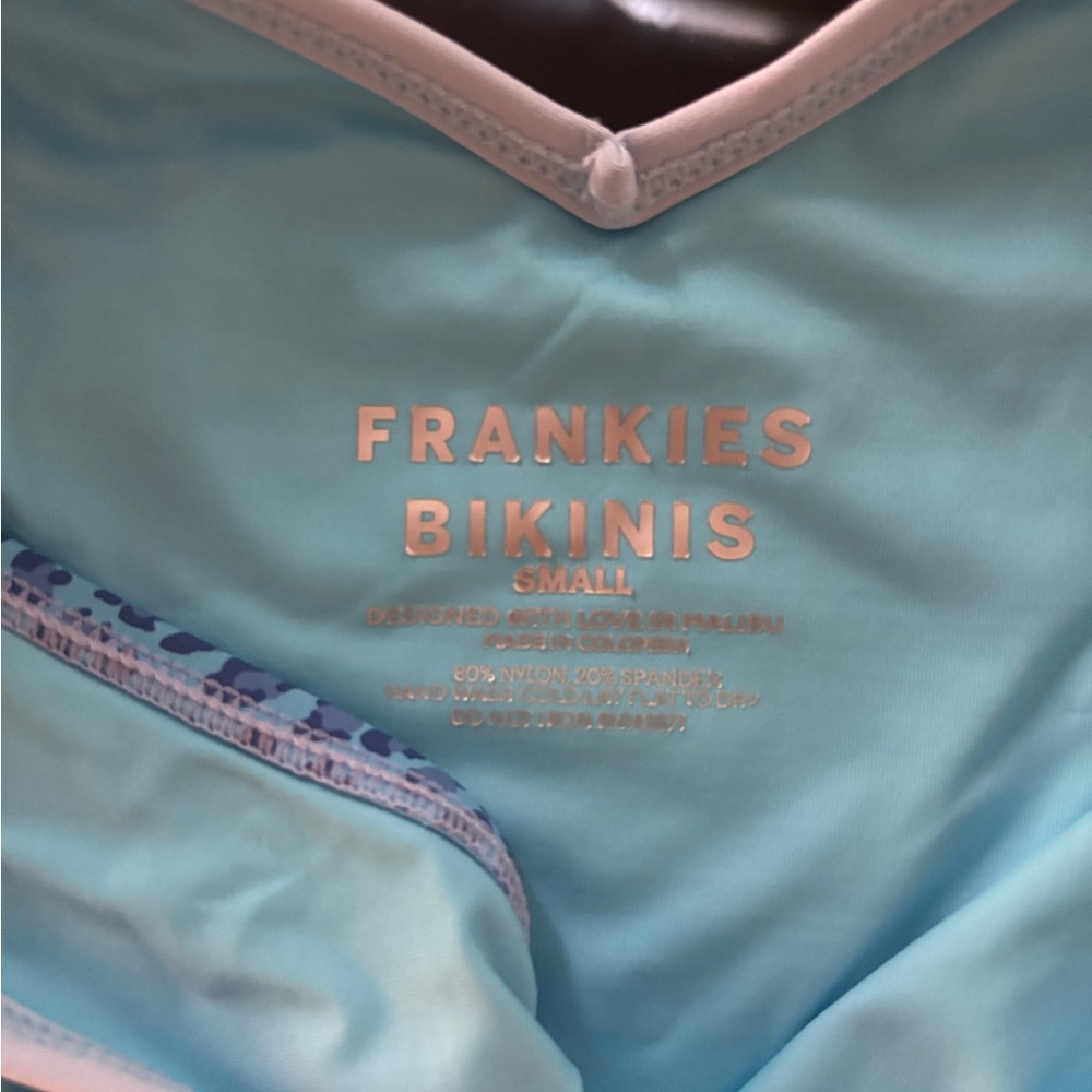 Frankie's Bikinis Cobalt Cheetah - Picture 3 of 4